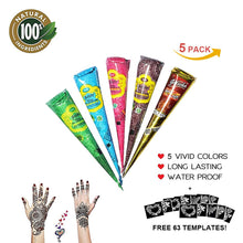 Natural Herbal Temporary Tattoo Kit