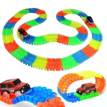 Glowing Car Racing Set