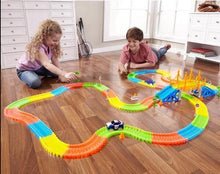 Glowing Car Racing Set